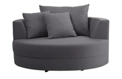 Collection Como Fabric Chair - Charcoal